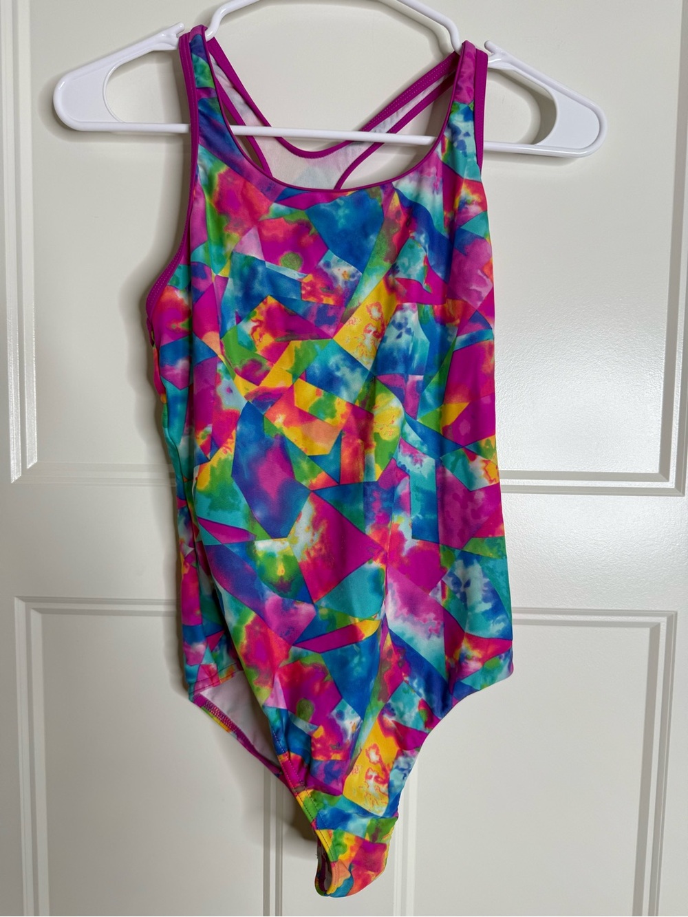 Girls Speedo Multicolor One-Piece Swimsuit Bundle size 14&16 - Picture 6 of 9